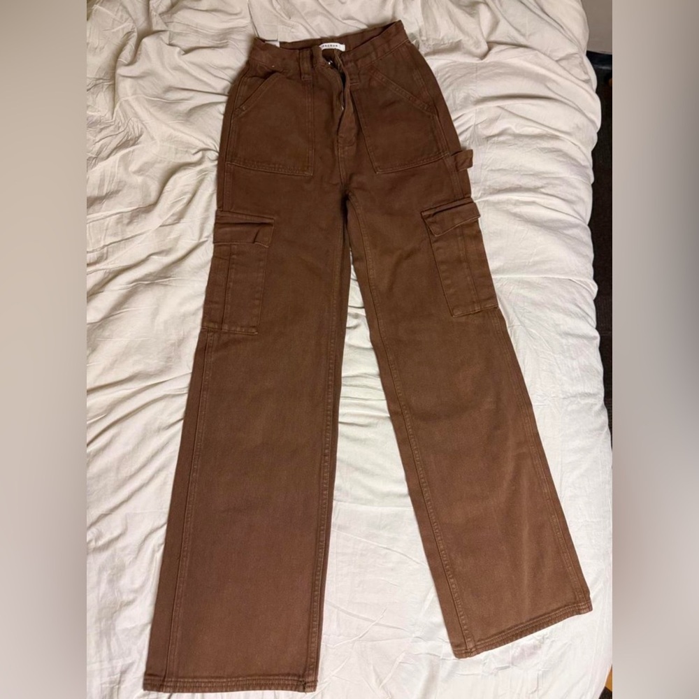 pacsun high rise wide leg jeans